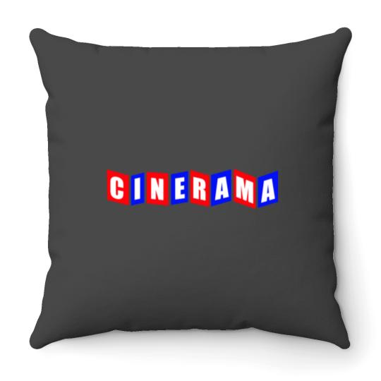 Discover CINERAMA Throw Pillows