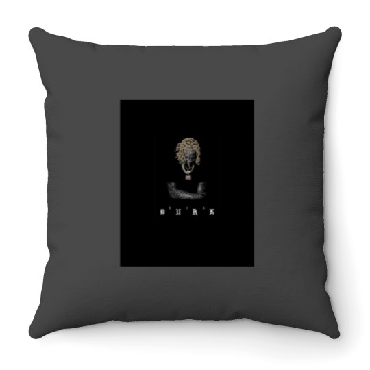 Discover music - lil durk Graphic Throw Pillows