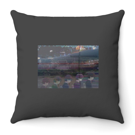 Discover going to school Throw Pillows