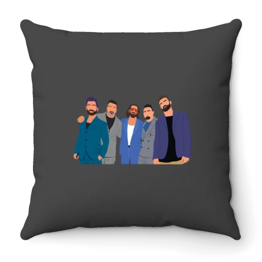 Discover NSYNC 90s boyband fan JC Chasez, Lance Bass, Justin Timberlake Classic Throw Pillows