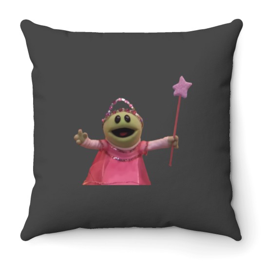 Discover Who's that Wonderful Girl Puppet Nanalan Mona Sticker Throw Pillows