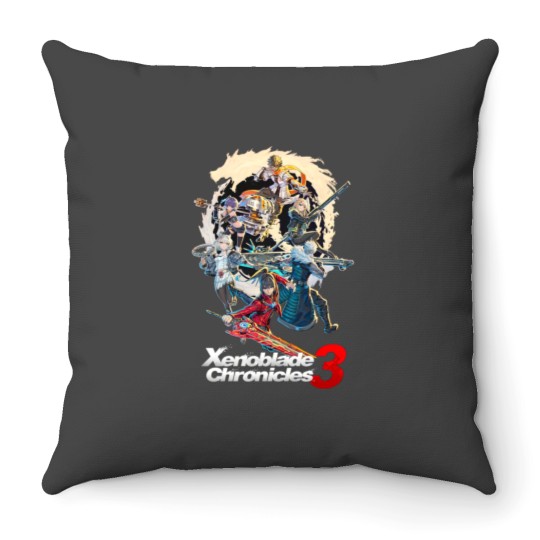 Discover All Times Of Xenoblade 3 Throw Pillows