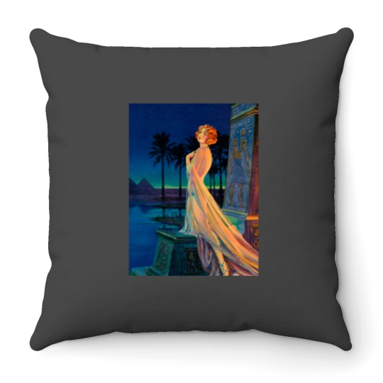 Discover A Melody Of Ancient Egypt, by Henry Clive Throw Pillows
