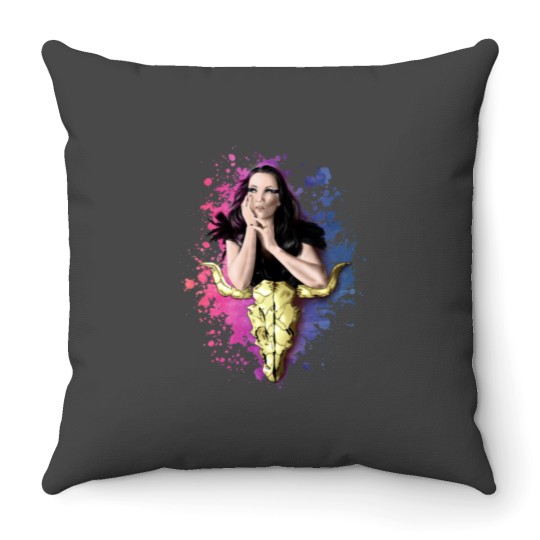 Discover Tarja at Wacken Throw Pillows