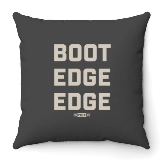 Discover Boot Edge Edge Throw Pillows