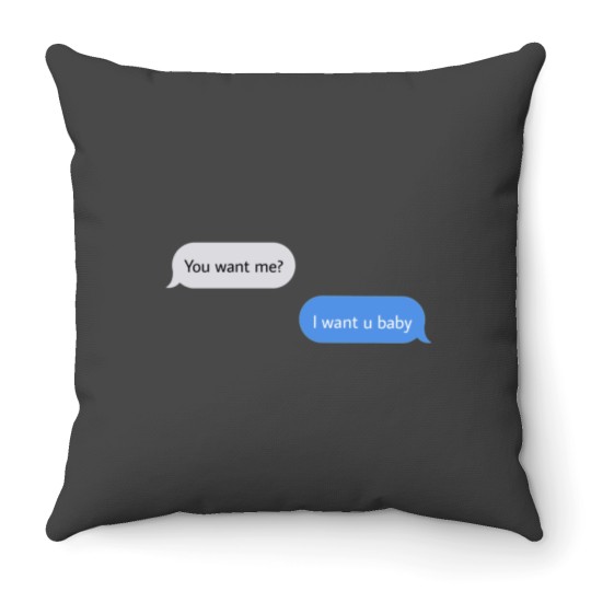 Discover You want me I want you baby Dua Lipa Levitating lyrics Throw Pillows
