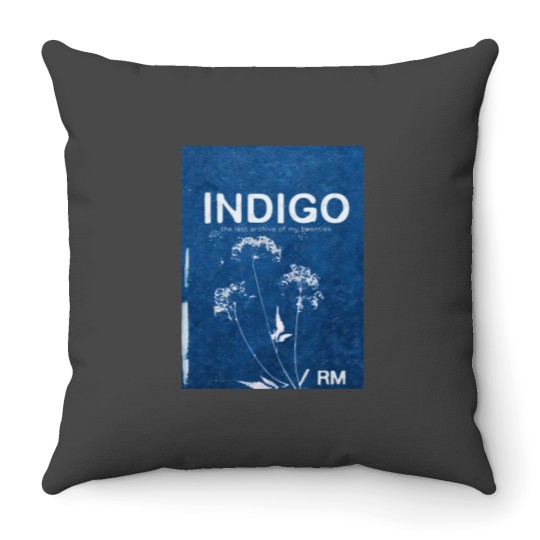 Discover INDIGO by RM Throw Pillows