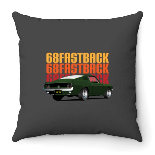 Discover 68 Fastback Throw Pillows