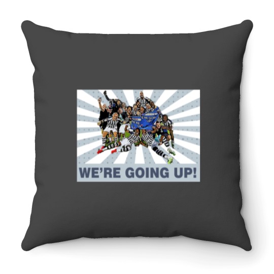 Discover west brom goal Throw Pillows