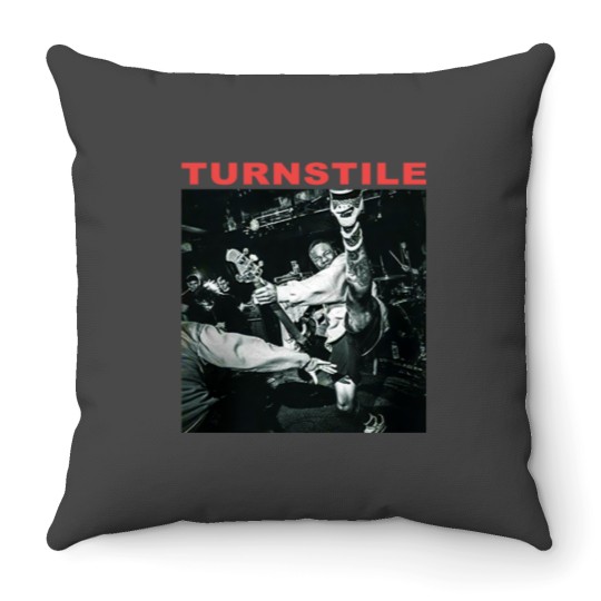 Discover Turnstile-American-Hardcore-Punk-Band Throw Pillows