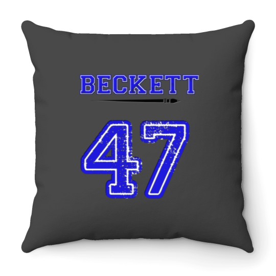 Discover Beckett 47 Jersey Throw Pillows