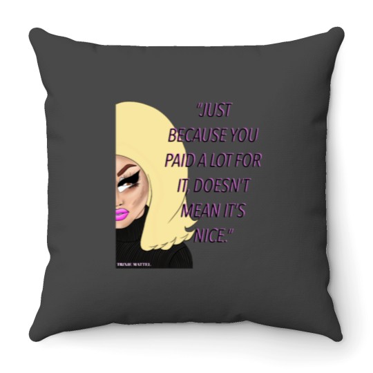 Discover Trixie Mattel Tribute Throw Pillows