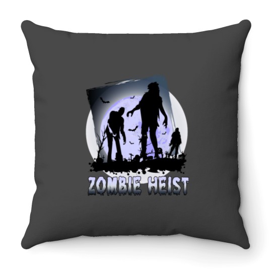 Discover Zombie Heist 6 Throw Pillows