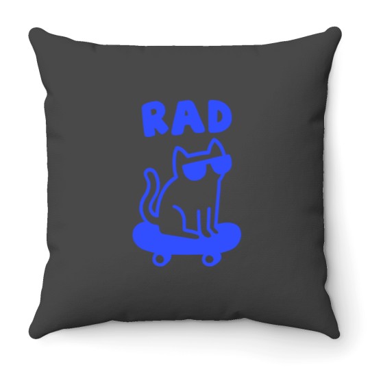 Discover RAD CAT Throw Pillows