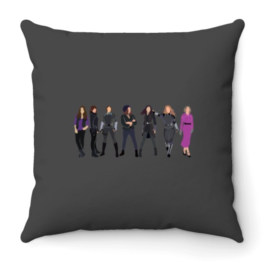 Discover 7 Daisies Sticker Throw Pillows