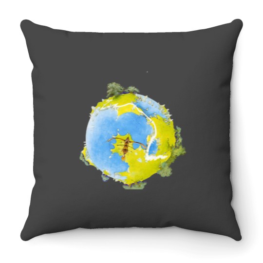Discover Yes Fragile Progressive Throw Pillows