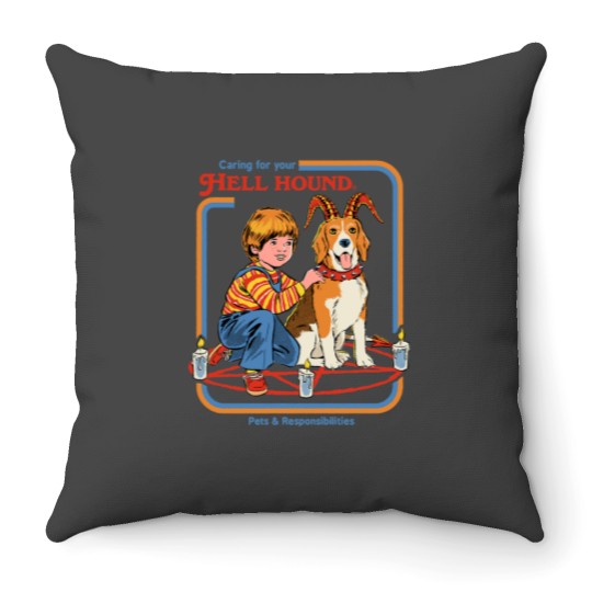 Discover Caring For Your  Hound Throw Pillows