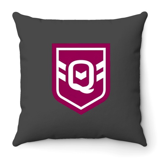 Discover Sland Maroons Throw Pillow