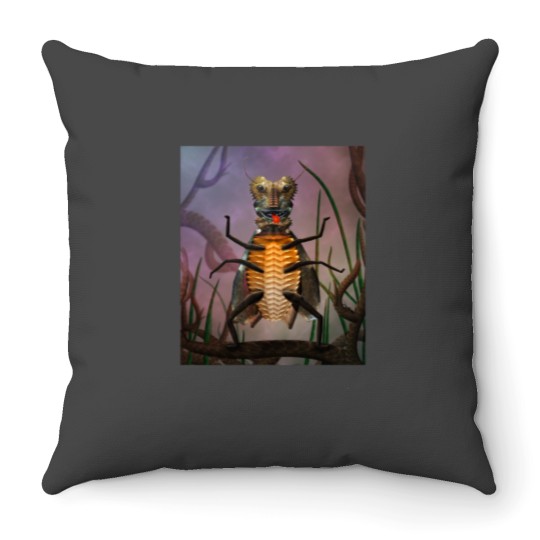 Discover Ugly but Happy Sticker Throw Pillows