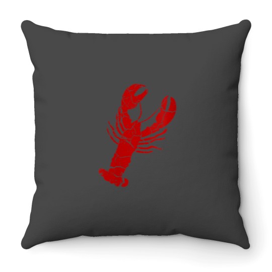 Discover Vintage Lobster Print Lobster Throw Pillows