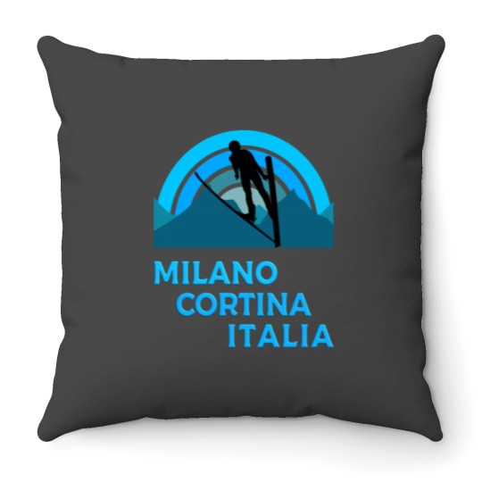 Discover Milano Cortina Italia Throw Pillows