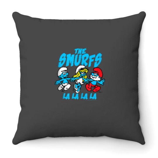 Discover The Smuurfs Pixelated Smuurfs Throw Pillows