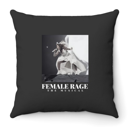 Discover Female Rage The Musical Throw Pillows | TTPD The Eras Tour