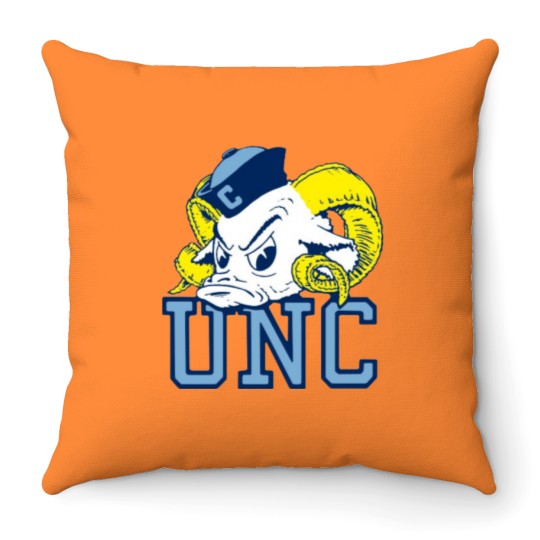 Discover Vintage College Mascot Logos Throw Pillows