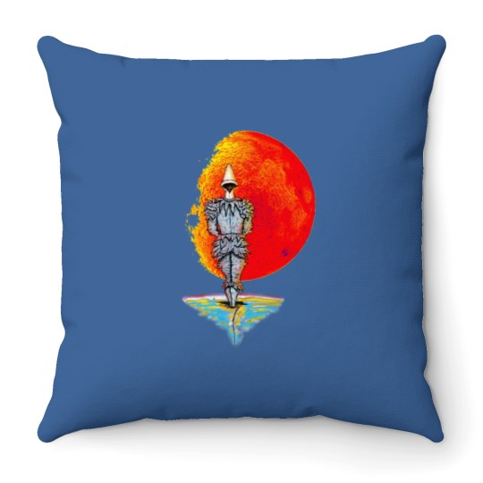 Discover Ziggy Pierrot tribute - Bowie Art - Throw Pillows