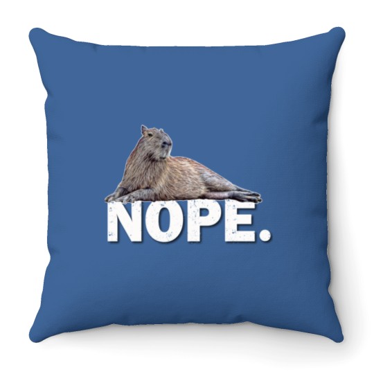 Discover Capybar a Throw Pillows