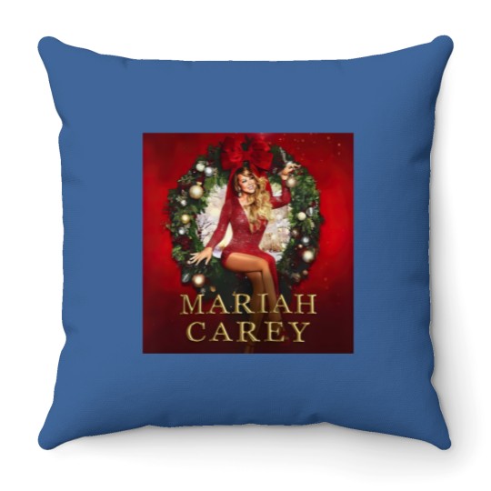 Discover Mariah Carey Christmas Special Throw Pillow