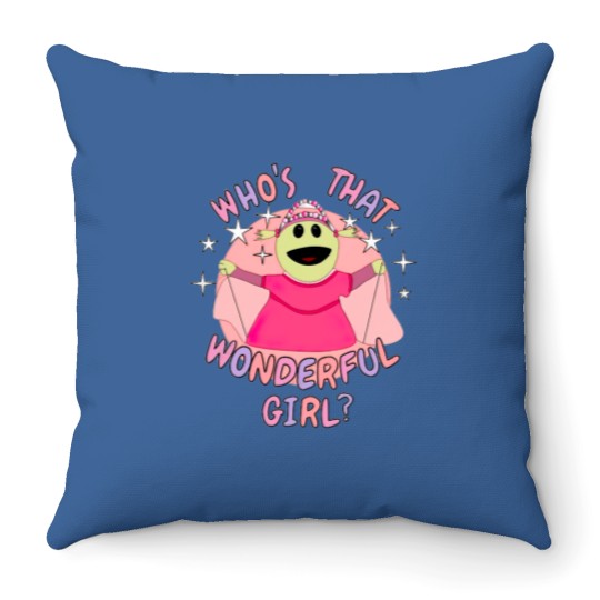 Discover Nanalan Mona Who's that Wonderful Girl, Nanalan, TikTok Trend,  Classic Throw Pillows