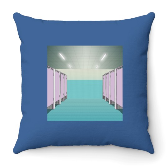 Discover Toilet Squid Ga me Throw Pillows