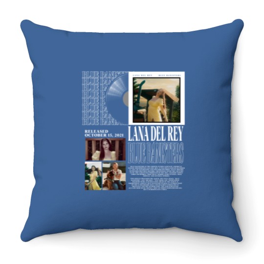 Discover Limited Lana Del Rey Throw Pillows, Vintage Lana Del Rey Album Throw Pillows