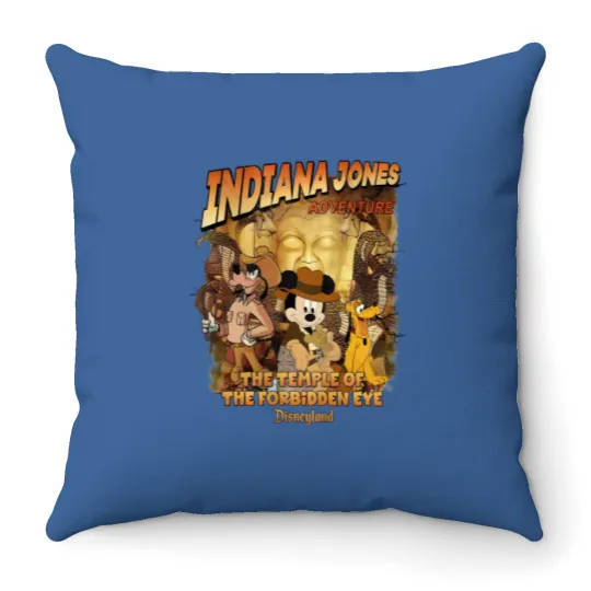 Discover Indiana Jones Movie Throw Pillows - Cozy Home Decor Inspired by Indiana Jones