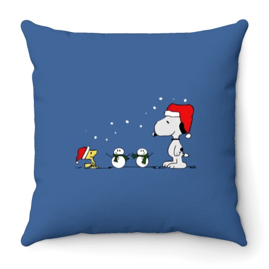 Discover Snoopy Christmas Throw Pillows