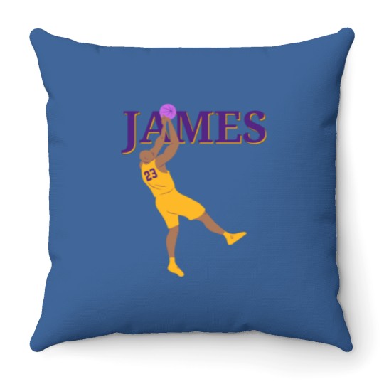 Discover Lebron James lebron james Throw Pillows