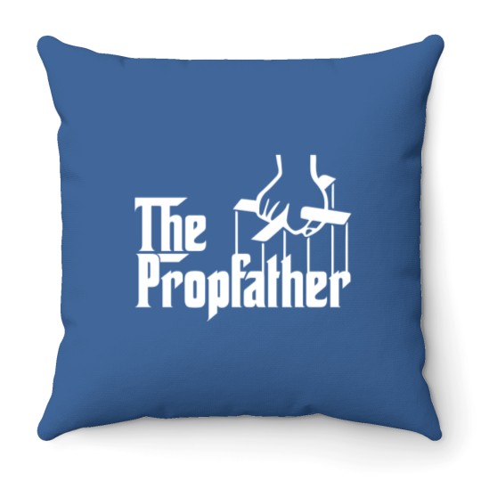 Discover Propfather Throw Pillows