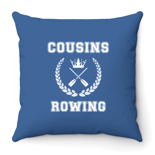 Discover Cousins Rowing Throw Pillows