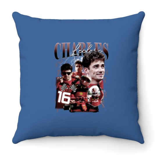 Discover Limited Charles Leclerc Throw Pillows, Charles Leclerc Throw Pillows