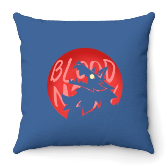 Discover Blood Moon Werewolf Throw Pillows