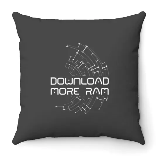 Discover Download More RAM Throw Pillows