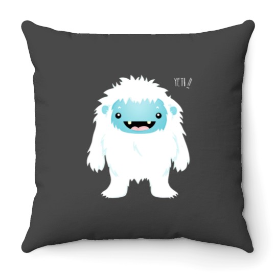 Discover Yeti !! - Yeti - Throw Pillows