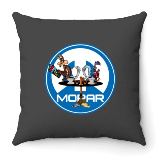 Discover Vintage Classic Mopar Muscle Car Throw Pillows