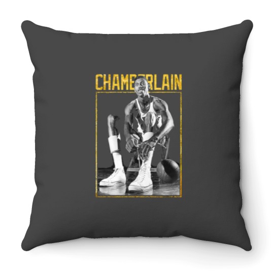 Discover WILT CHAMBERLAIN BASKETBALL SPORT Throw Pillows