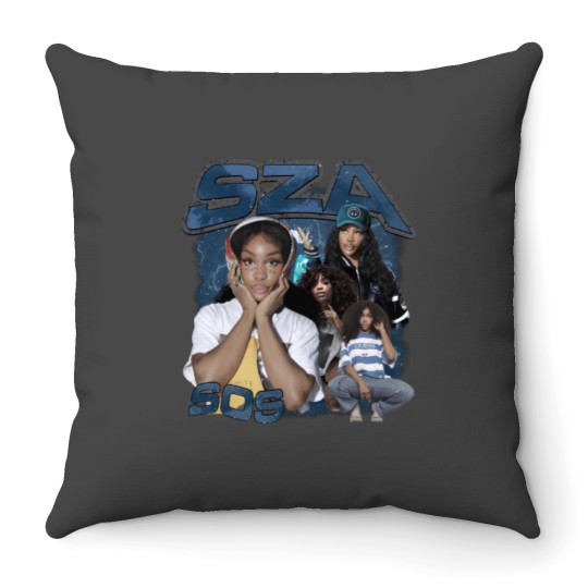 Discover Vintage SZA Good Days Throw Pillows, SZA 90s Throw Pillows