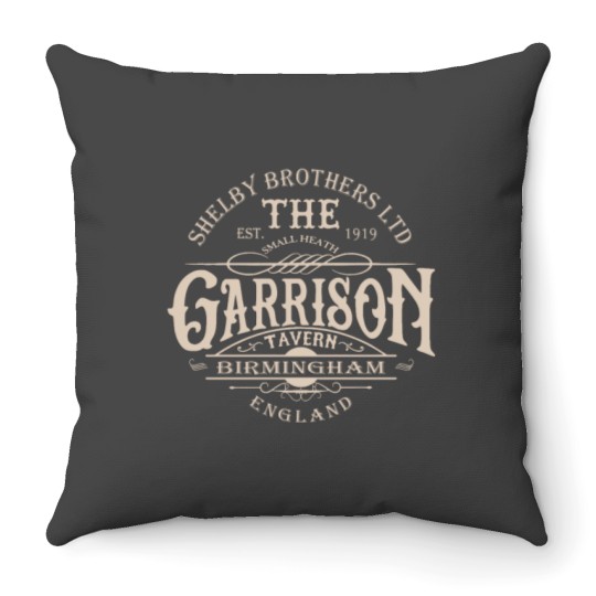 Discover THE GARRISON PEAKY BLINDERS Throw Pillows