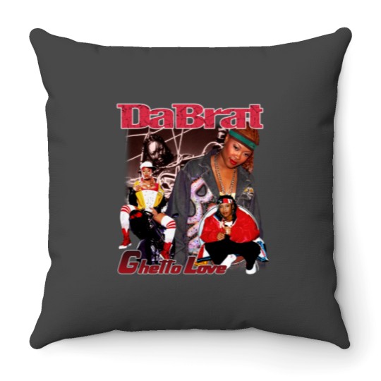 Discover Da Brat Hiphop Throw Pillows