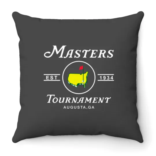 Discover The Masters Tournament Est.1934 Augusta National Golf Club Throw Pillows