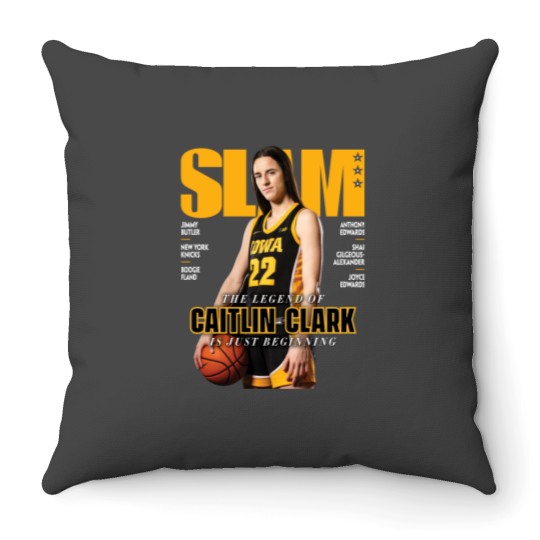 Discover Caitlin Clark University of Iowa Throw Pillows